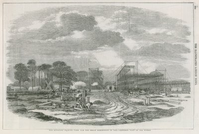 位于伦敦海德公园的建筑，用于1851年的大展 作者 英语学校