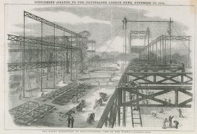 位于伦敦海德公园的建筑，用于1851年的大展 作者 英语学校