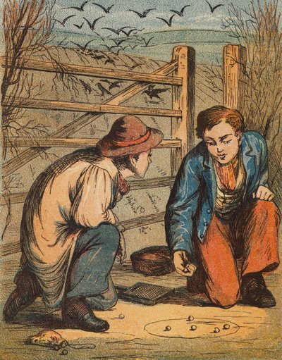 粗心的乌鸦饲养员（彩色石版画） 作者 英语学校