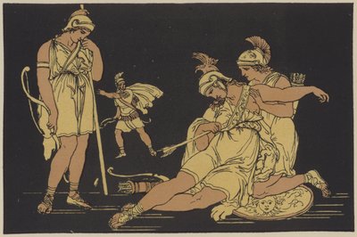 卡米拉之死（彩色石版画） 作者 英语学校