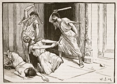 提比略-格拉古之死（石版画） 作者 英语学校