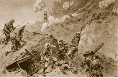 导致Oppy Wood，英国轰炸机沿着德国战壕工作的可怕空洞，1914-19 作者 英语学校