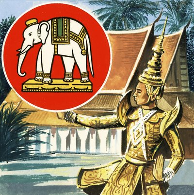 大象，泰国的象征 作者 英语学校