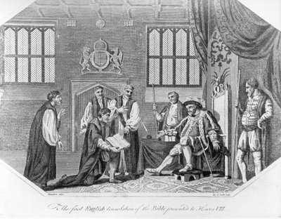 圣经的第一个英文译本提交给1824年的亨利八世 作者 英语学校