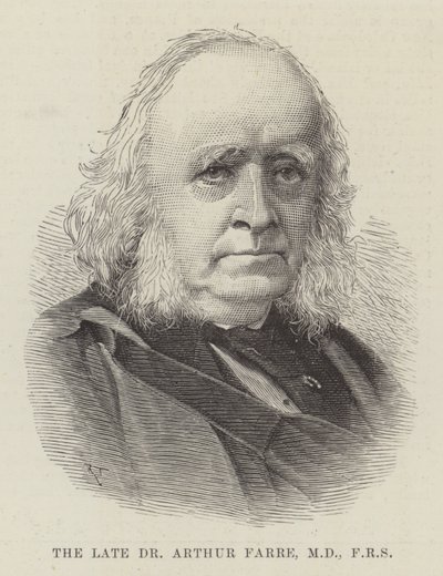已故的 Arthur Farre 博士，医学博士，FRS（雕刻） 作者 英语学校
