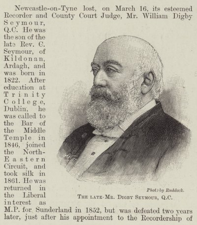 已故的 Digby Seymour 先生，QC（雕刻） 作者 英语学校