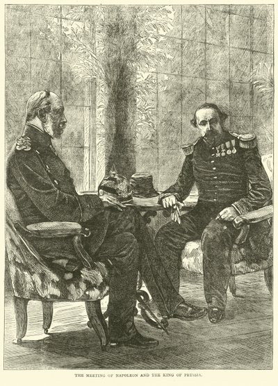 拿破仑和普鲁士国王的会议，1870年9月 作者 英语学校
