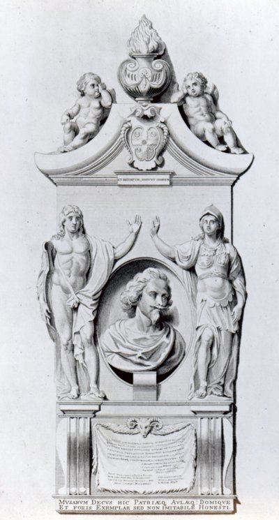罗伯特艾顿爵士的纪念碑，1798年 作者 英语学校