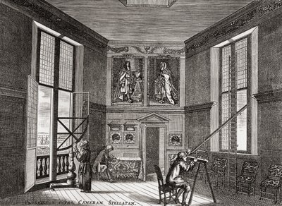 格林威治的旧观察室，来自JR Green的英国人简史，于1893年出版 作者 英语学校