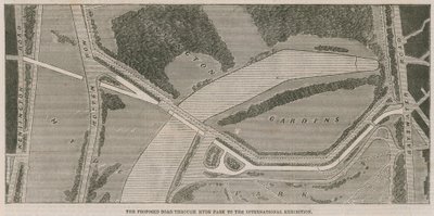拟通过海德公园到国际展览的道路 作者 英语学校