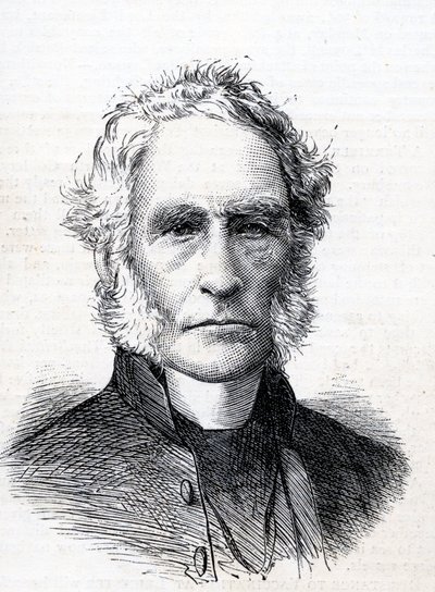 正确的牧师Alfred Ollivant（1798-1882）插图来自The Graphic，1883年1月13日 作者 英语学校