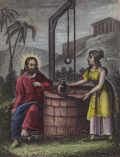 The woman who for water came ... (coloured engraving) 作者 英语学校