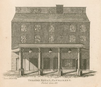 伦敦干草市场皇家剧院于1821年停工 作者 英语学校
