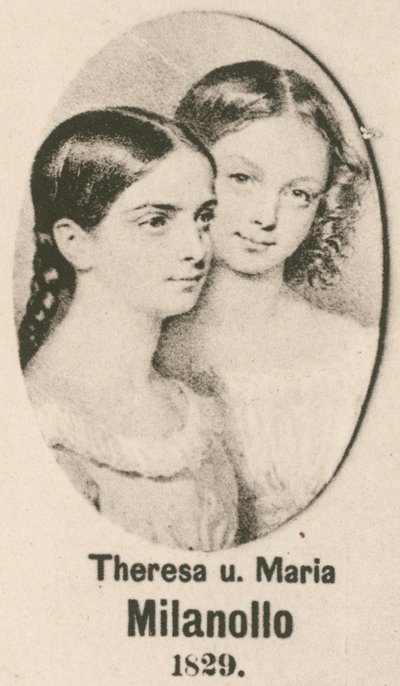 Theresa和Maria Milanollo（凹版印刷） 作者 英语学校