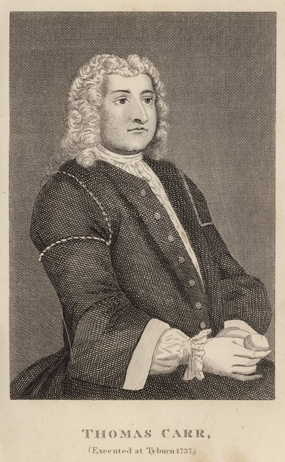 托马斯卡尔，1737年在泰伯恩执行 作者 英语学校