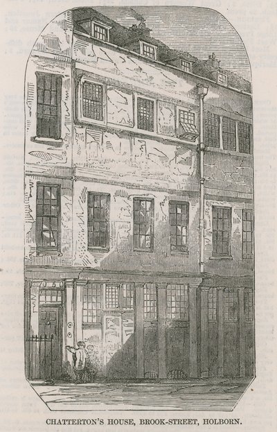 Thomas Chattertons House，Brooks Street，Holborn，London 作者 英语学校