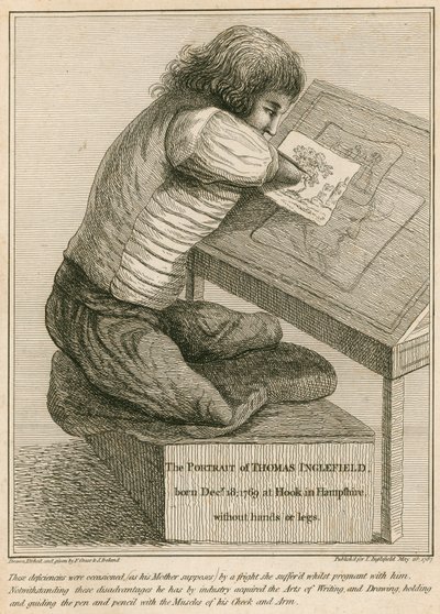 托马斯英格尔菲尔德，1769年12月18日出生于汉普郡的胡克，没有胳膊或腿 作者 英语学校