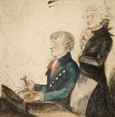 托马斯·金（Thomas King），拍卖师和其业务员哈特菲尔德（Mr Hatfield） 作者 英语学校