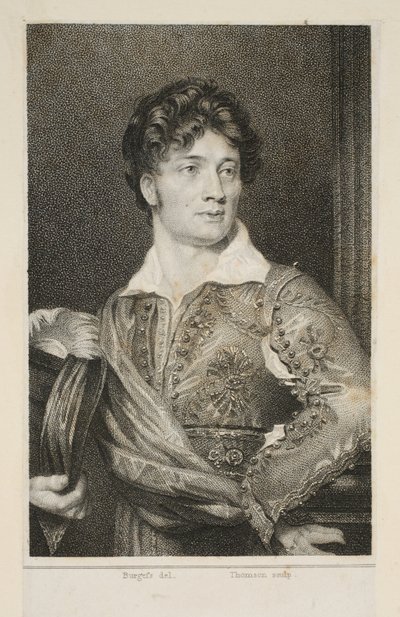 托马斯-辛普森-库克（Thomas Simpson Cooke）在林雷的 "The Duenna "中扮演唐-卡洛斯，1818 年出版。1818 年（石刻版画） 作者 英语学校