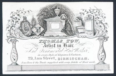 Thomas Tow，头发，贸易卡的艺术家 作者 英语学校