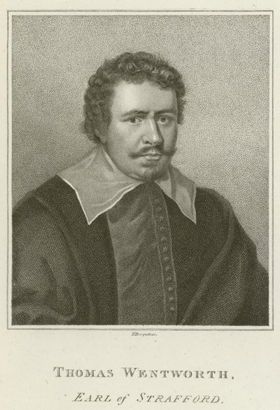 Thomas Wentworth, Earl of Strafford (engraving) 作者 英语学校