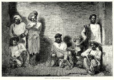 奥兰加巴德目标中的暴徒（雕刻） 作者 英语学校