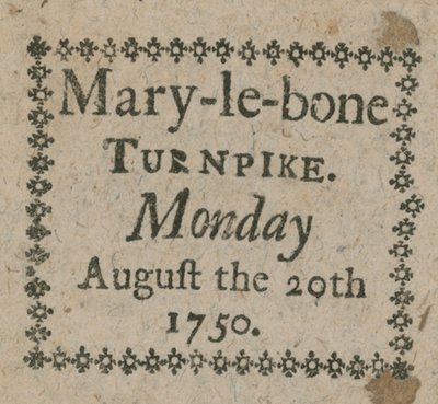 Mary-le-Bone收费公路的门票 作者 英语学校