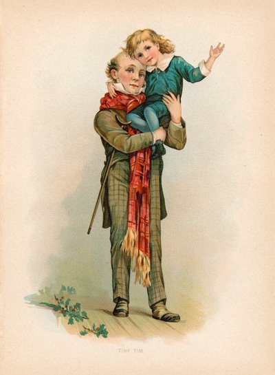 Tiny Tim (chromolitho) 作者 英语学校
