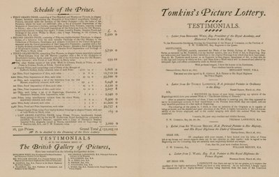 英国画廊的Tomkinss Picture Lottery 作者 英语学校