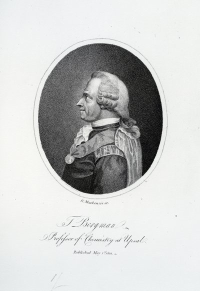 托尔伯·奥洛夫·伯格曼，由K. Mackenzie，1801年雕刻 作者 英语学校