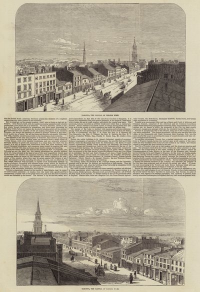 Toronto, the Capital of Canada West (engraving) 作者 英语学校