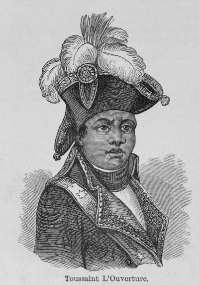 Toussaint L&39;Ouverture（c.1743-1803），来自Samuel Hazard，酒吧的&39;Santo Domingo Past and Present&39;。在1873年 作者 英语学校