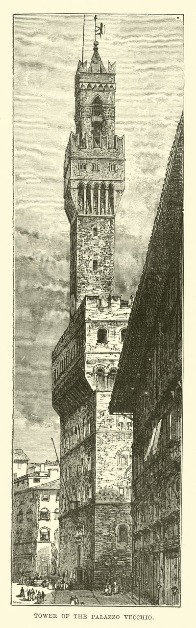 Palazzo Vecchio的塔 作者 英语学校