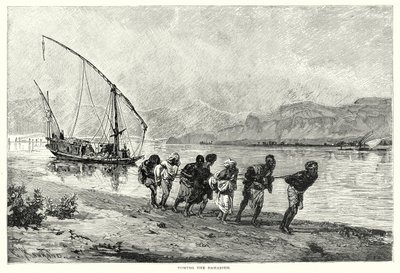 拖曳达哈比耶号（雕刻） 作者 英语学校