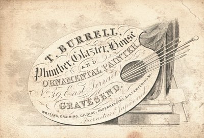 交易卡，T Burrell 作者 英语学校