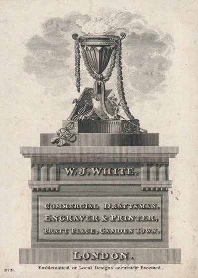 交易卡，WJ White 作者 英语学校
