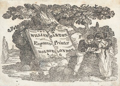 交易卡，William Darton 作者 英语学校