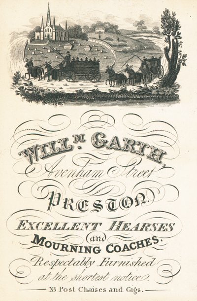 交易卡，William Garth 作者 英语学校