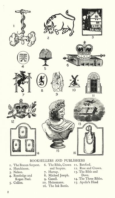贸易标志：书商和出版商（石版印刷） 作者 英语学校