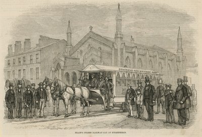 在Birkenhead训练街道火车 作者 英语学校