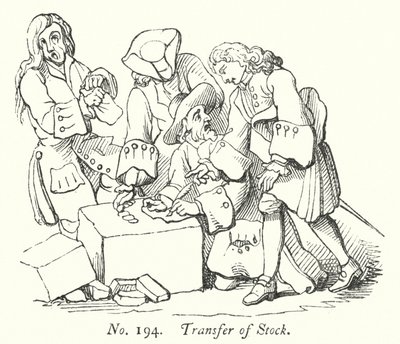 Transfer of Stock (engraving) 作者 英语学校