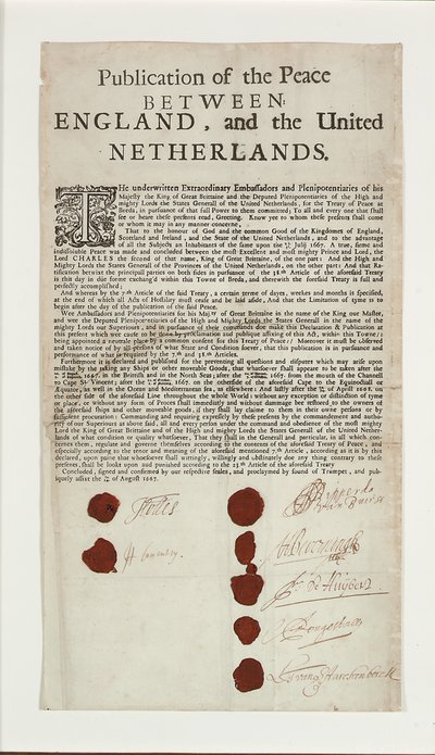 布雷达条约，1667年 作者 英语学校
