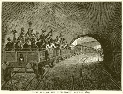 1863年地下铁路试验之旅 作者 英语学校