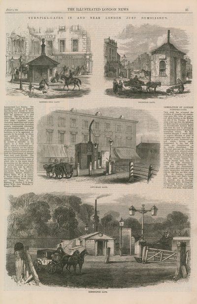 伦敦及其附近的收费公路盖茨刚刚拆除 作者 英语学校