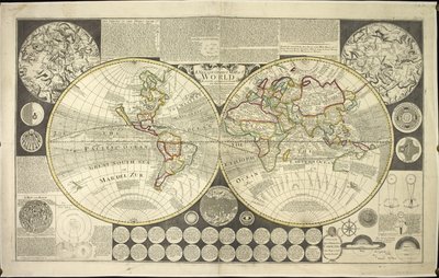 两半球世界地图 作者 英语学校