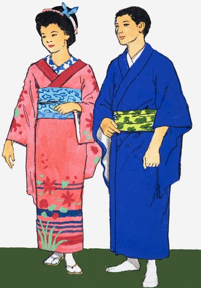日本男人和女人的身份不明的图片 作者 英语学校