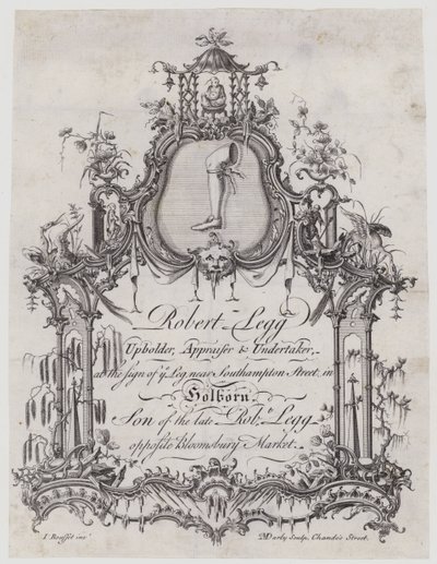 室内装潢师Robert Legg，交易卡 作者 英语学校
