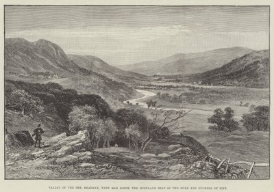 Valley of the Dee, Braemar, with Mar Lodge, the Highland Seat of the Duke and Duchess of Fife (engraving) 作者 英语学校