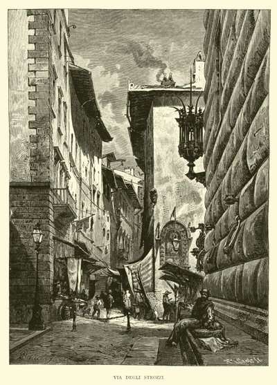 通过degli Strozzi 作者 英语学校