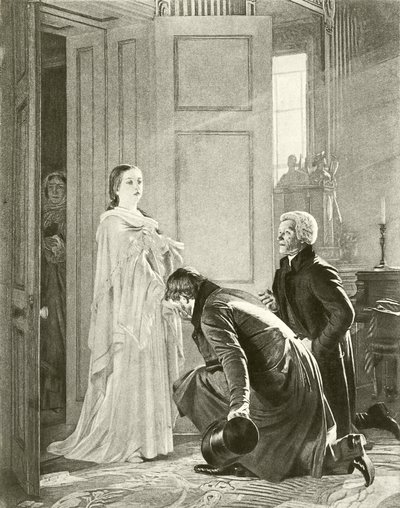 维多利亚迎接女王（凹版） 作者 英语学校